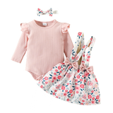 Adorable Baby Girl Outfits Sets with Fox Dress and Heart Romper