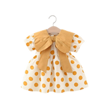 Summer Cotton Bow Dress for Baby Girls