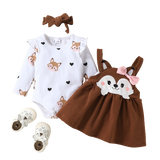 Fox Elephant Costume Baby Girl Outfits Sets for Party