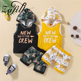 0-18m Autumn Boy Sweatshirt Jumpsuit Long Sleeve Farm Baby's Printed J