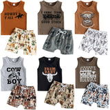 0-18m Autumn Boy Sweatshirt Jumpsuit Long Sleeve Farm Baby's Printed J