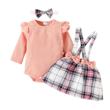 Cute Cartoon Fox Baby Girl Dress Outfit