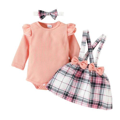 Cute Cartoon Fox Baby Girl Dress Outfit