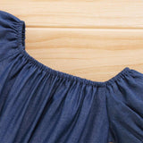 1-3Y Children Fashion Denim Suit for Baby Girl Clothes