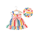 Colorful Polka Dot Birthday Party Dresses for Baby Girls