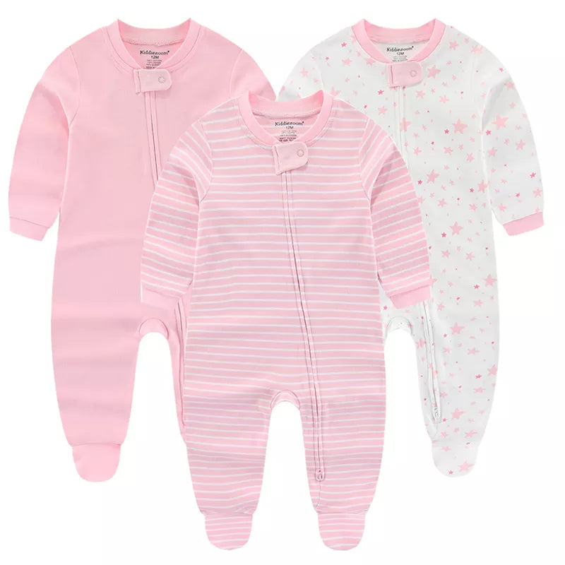 Babbez 3-Piece 'I Love Daddy' Baby Romper: Stylish Comfort for Newborns