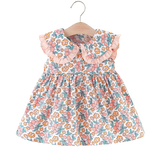 Sweet Toddler Girls Sleeveless Floral Dresses
