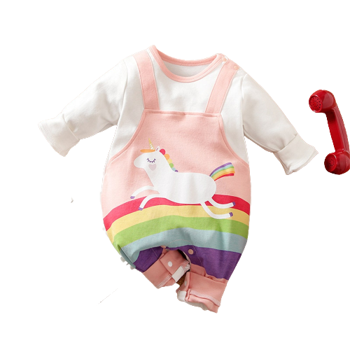 Cute and Colorful Patchwork Baby Girl Rompers with Bowknot and Fun Prints