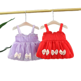 Twilight Cloud Yarn Party Dress for Baby Girls