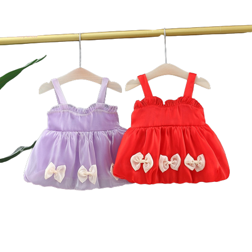 Twilight Cloud Yarn Party Dress for Baby Girls