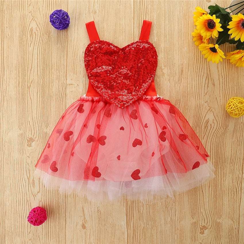 1-3Y Newborn Dress for Baby Girl Clothes - Sequined Princess Dress for Kids Birthday Party Costume