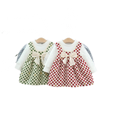 Cute Polka Dot Baby Girl Dress for Autumn