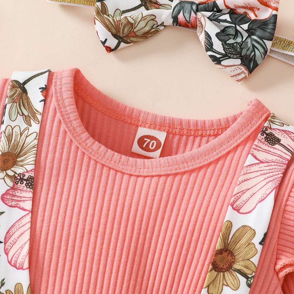 0-18M Christmas Baby Girl Romper - Newborn Infant Autumn Winter Clothes