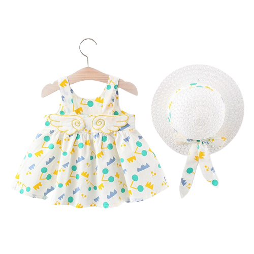 Summer Sweet Wings Party Dresses for Baby Girls