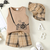 0-18m Autumn Boy Sweatshirt Jumpsuit Long Sleeve Farm Baby's Printed J