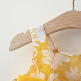 2Pcs/Set Daisy Dresses for Infant Girls