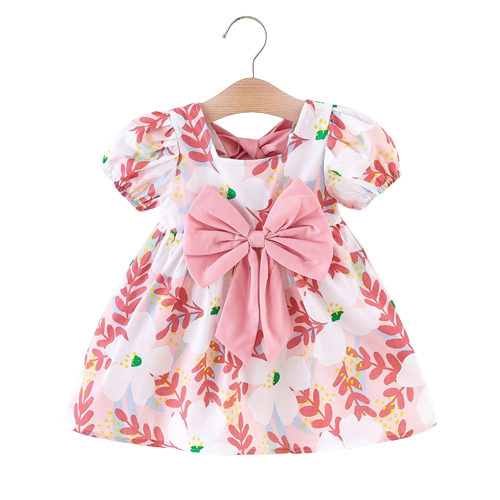 Sweet Summer Dresses for Toddler Girls: Puff Sleeve, Bow, and Flower Details