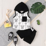 0-18m Autumn Boy Sweatshirt Jumpsuit Long Sleeve Farm Baby's Printed J