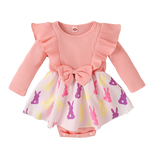 Adorable Baby Girl Dress Outfit with Ruffles and Romper Skirt