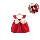 Sweet Princess Yarn Dress Set for Baby Girls