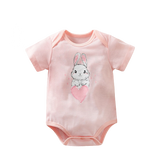 Adorable Short Sleeve Bodysuits for Newborn Girls and Boys