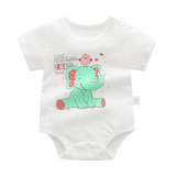Adorable Cotton Bodysuits for Baby Boys with Cute Cartoon Designs