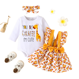 Adorable Fox and Elephant Costume Baby Girl Outfit Set for Parties and Playtime
