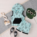 0-18m Autumn Boy Sweatshirt Jumpsuit Long Sleeve Farm Baby's Printed J