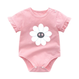 Adorable Cotton Cartoon Bodysuits for Baby Boys - Perfect Summer Outfit