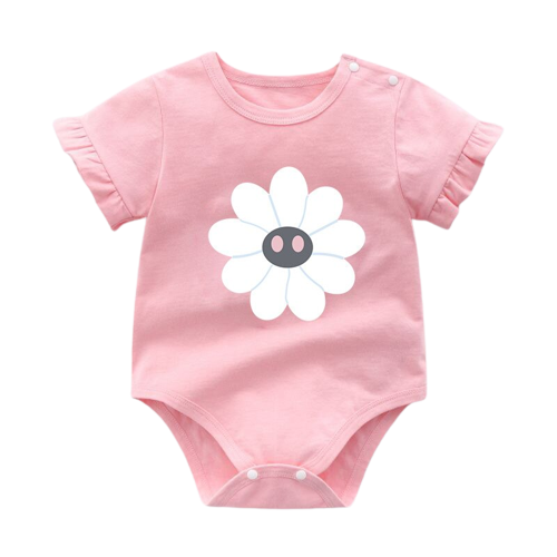 Adorable Cotton Cartoon Bodysuits for Baby Boys - Perfect Summer Outfit