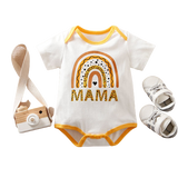 Cute Short Sleeve Bodysuits for Newborn Girls and Boys