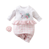 Cute and Comfortable Baby Girl Rompers with Adorable Patchwork Design