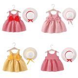 Sweet Plaid Summer Dresses for Baby Girls