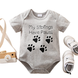Cute Cartoon Short Sleeve Bodysuits for Newborn Girls and Boys