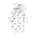 Bear Ear Hooded Zip Baby Jumpsuit – Cream Sausage Dog