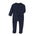 Cotton Zip Baby Jumpsuit with Feet & Pocket – Navy