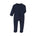 Cotton Zip Baby Jumpsuit with Feet & Pocket – Navy