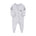 Cotton Zip Baby Jumpsuit with Feet – Grey Big Ben