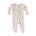 Frill Shoulder Two-Way Zip Baby Jumpsuit – Cream Bows