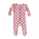 Frill Shoulder Two-Way Zip Baby Jumpsuit – Pink Hearts