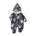 Lined Hooded Zip Baby Jumpsuit – Slate Purple Bulldog