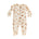 Ribbed Two-Way Zip Baby Jumpsuit – Cream Croissant