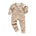 Ribbed Zip Baby Jumpsuit – Cream Floral