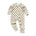 Ribbed Zip Baby Jumpsuit – Cream Heart