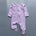 Jersey Zip Baby Jumpsuit with Feet – Lilac Bear