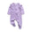 Jersey Zip Baby Jumpsuit with Feet – Lilac Bear