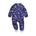 Jersey Zip Baby Jumpsuit with Feet – Navy Rocket