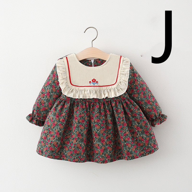 Adorable Plaid Fleece Skirt with Bow-Knot for Girls