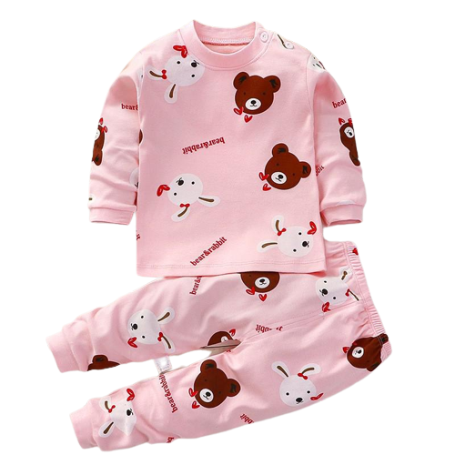 Cozy Baby Pajamas Set for Fall - Soft Cotton Base