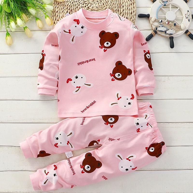 Cozy Baby Pajamas Set for Fall - Soft Cotton Base